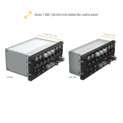 Reduced Depth – 8 Transceiver Control Panel with Bluetooth®