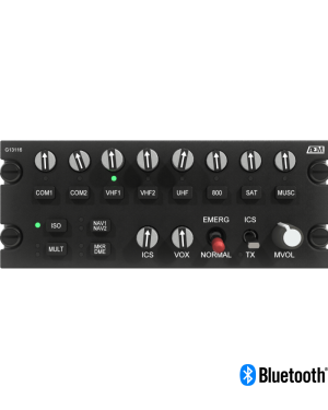 Reduced Depth – 8 Transceiver Control Panel with Bluetooth®