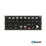 Reduced Depth – 8 Transceiver Control Panel with Bluetooth®