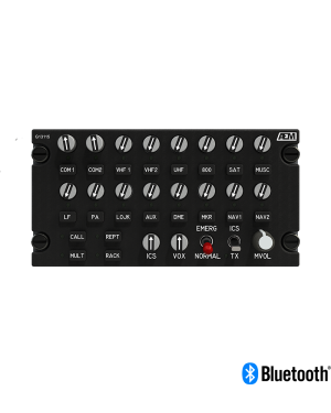 Reduced Depth – 16 Transceiver Control Panel with Bluetooth®