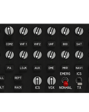 Reduced Depth – 16 Transceiver Control Panel with Bluetooth®