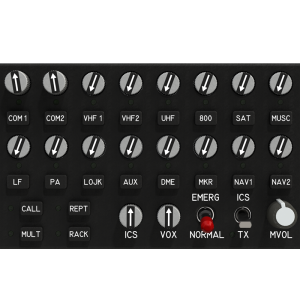 Reduced Depth – 16 Transceiver Control Panel with Bluetooth®