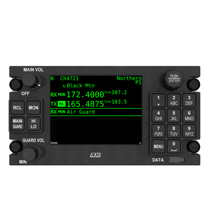 AEM launches new advanced MTP138 VHF FM panel-mount radio